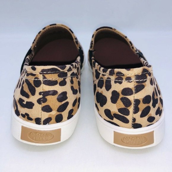 Dr. Scholl's Women's Luna Slip On Sneaker-- Leopard Tan / Black Microfiber - Picture 3 of 9